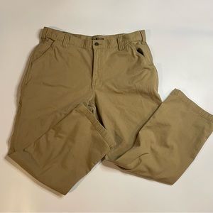 Carhartt canvas tan pants relaxed fit 38 x 30